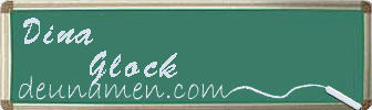 Dina Glock Visitenkarte